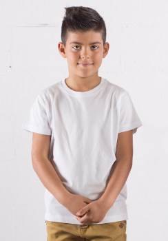 Magliette bambino bianche Evolution