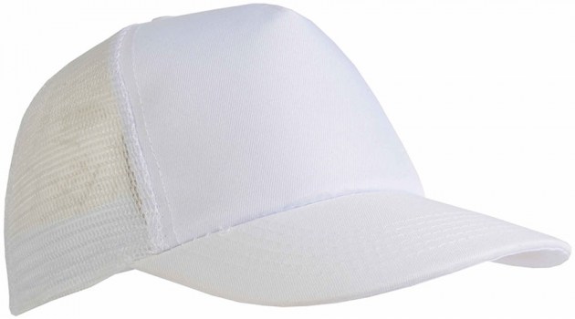 Cappellino Polo Sud con posteriore a rete bianco