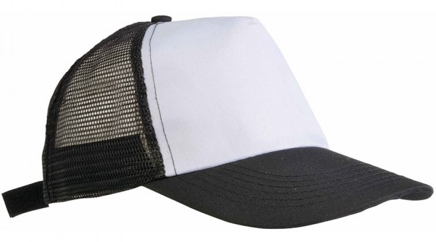 Cappellino Polo Sud con posteriore a rete nero