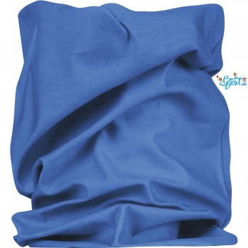 Fascia scalda collo tubolare blu royal