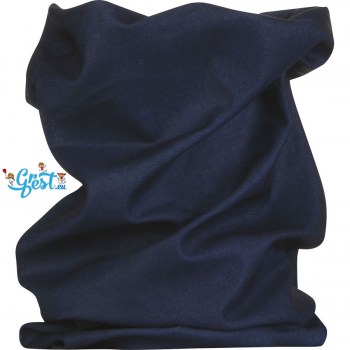 Fascia scalda collo tubolare blu scuro
