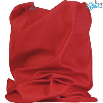 Fascia scalda collo tubolare rosso