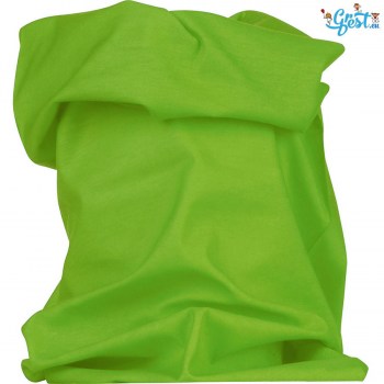 Fascia scalda collo tubolare verde mela