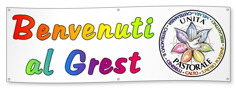 Striscione per grest