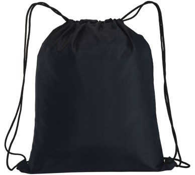Sacca a zaino in nylon nero