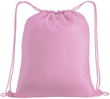 Sacca a zaino in nylon rosa