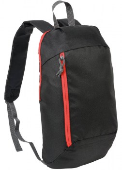 Zainetto leggero Bike nero/rosso